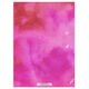 Deep Pink Watercolor Photo Birth Announcements Image 2 of 4
